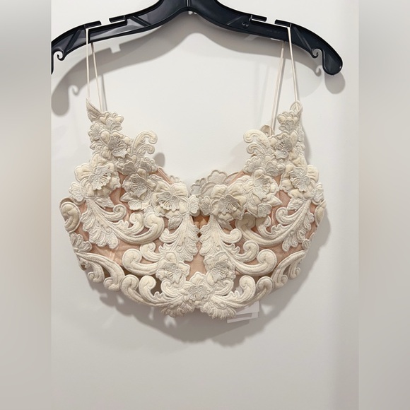 ZIMMERMANN Sensory Velvet Crop Top, SIZE 1 - Picture 3 of 4